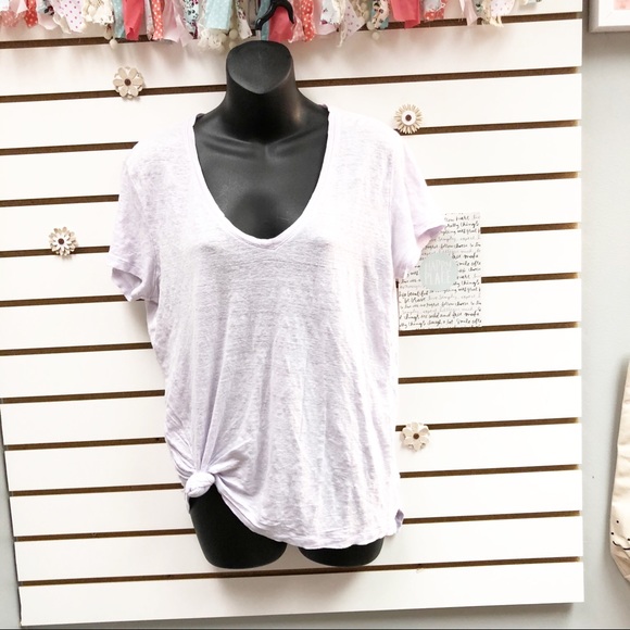 GAP Tops - 🍀4/$20 Gap Tie Knot Front Lilac Short Adler Tee